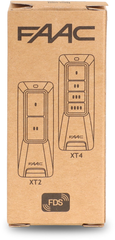 Telecomando FAAC XT4 FDS 433-868 SLH LR Nero (787018)
