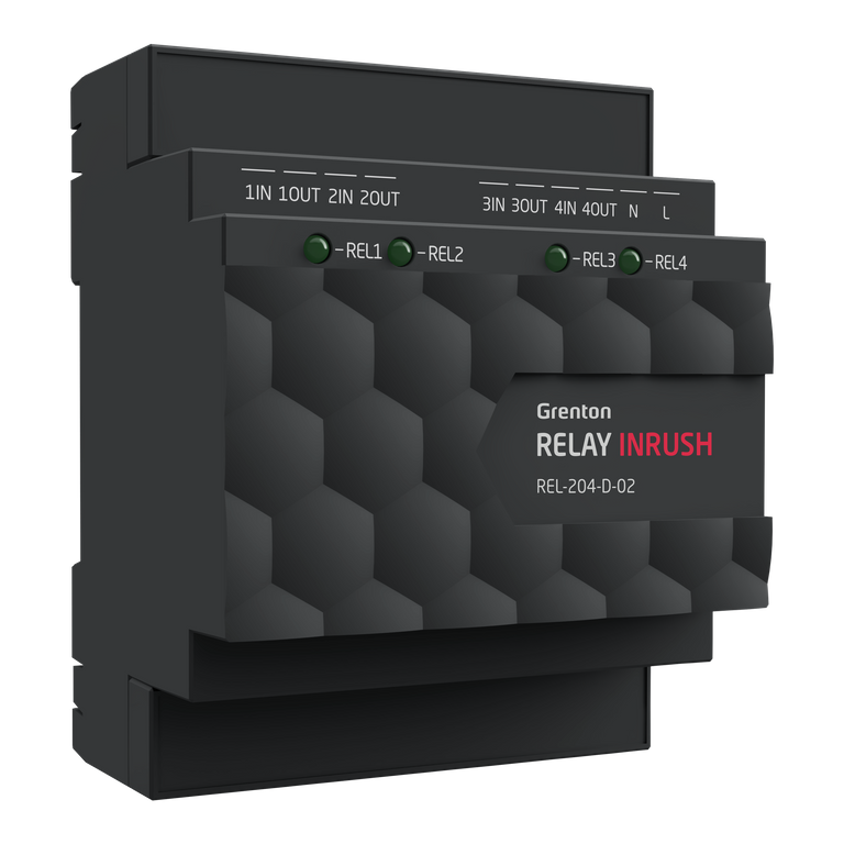 RELAY 4HP INRUSH Grenton lighting module