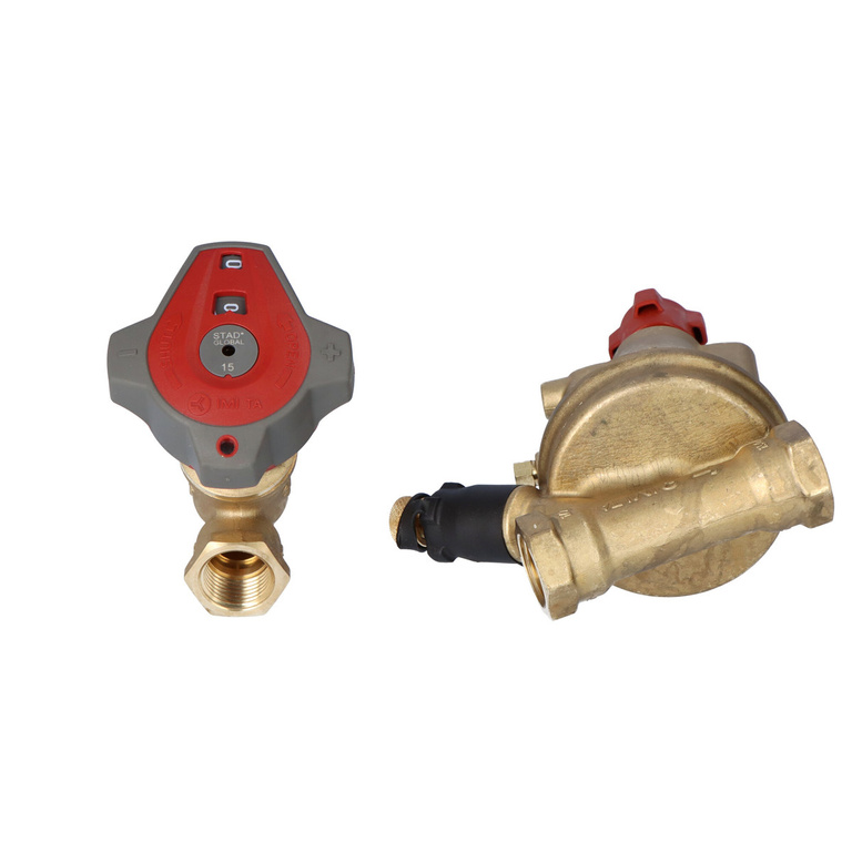 Ausgleichsventilsatz STAD PN16 und Differenzdruckregler STAP DN 15, Bereich 5-25 kPa