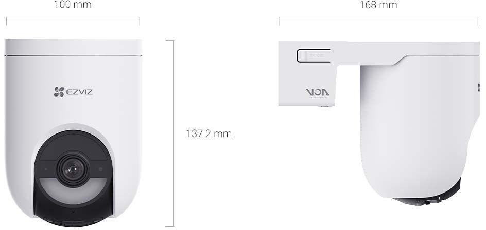 Cámara IP Ezviz HB8c Lite a pilas PT Wi-Fi 4MP