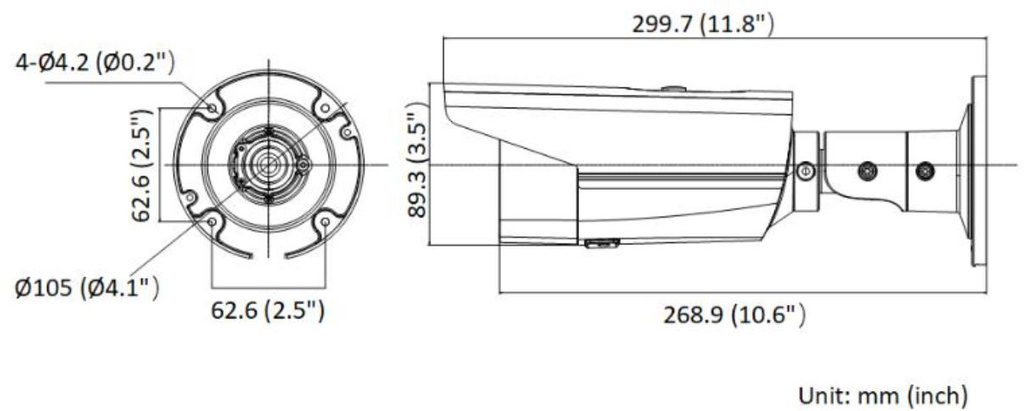 HIKVISION IP CAMERA DS-2CD2T83G2-4LI (2,8 mm)