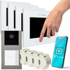 Video-intercom Vidos X set 4x monitor M11W-X buitenpaneel S11-4