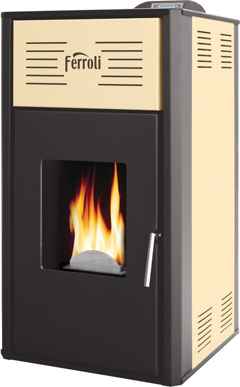 Ecological pellet-fired thermo-fireplace BRETA 12KW