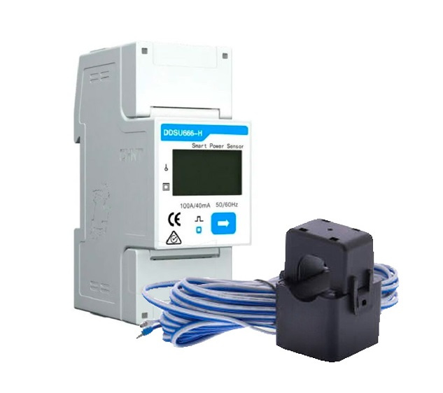1-Phase Energy Meter Huawei DDSU666-H with 100A/40mA Current Transformer, RS485 Cable