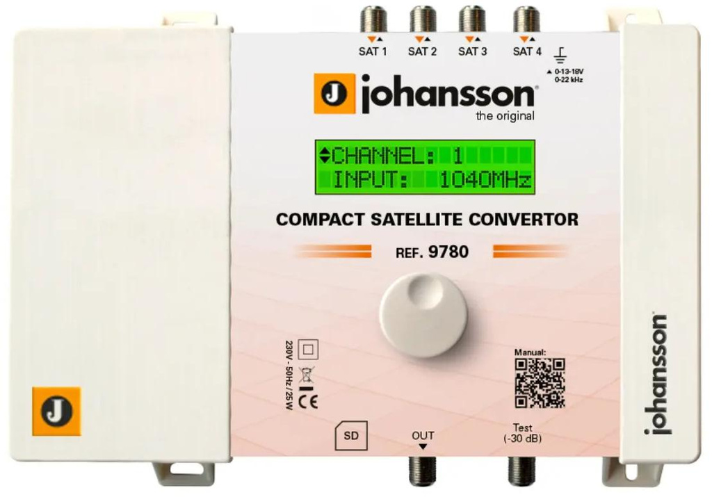 Satellitenverstärker 4x SAT Johansson PROFINO Revolution 9780