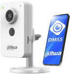 Caméra sans fil WiFi Dahua C2K-P-0280B avec fonction de surveillance HD