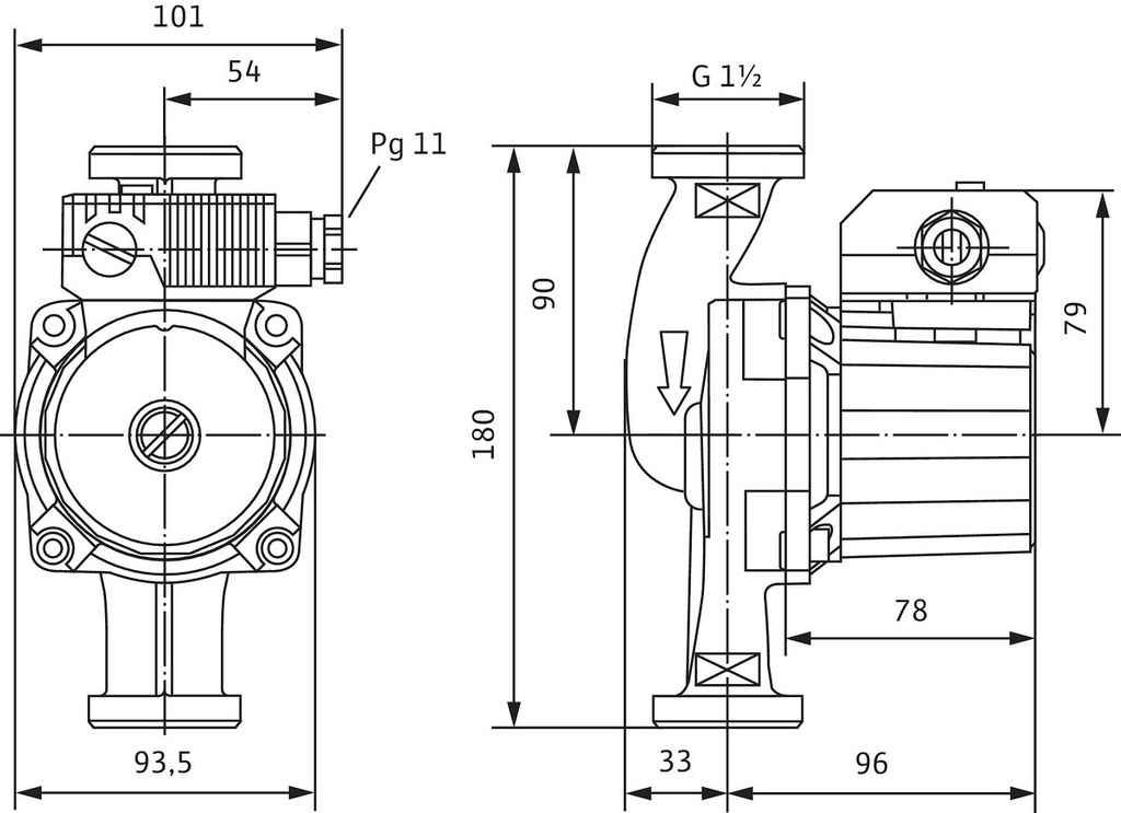 Circulation pump Wilo-Star-Z 25/6-3