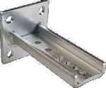 BFT SFR L-B Long adjustable bracket (screw-on) for post for 1 PHOBOS actuator, KUSTOS