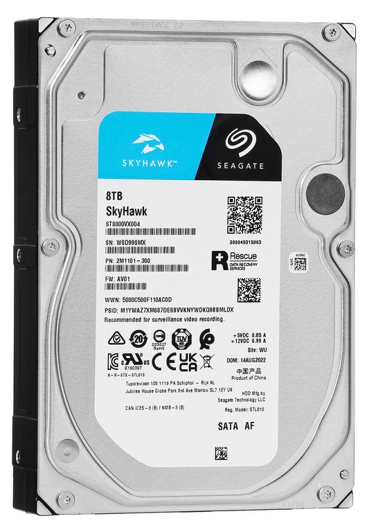 Dysk 8TB SATA III SkyHawk do monitoringu i systemów bezpieczeństwa