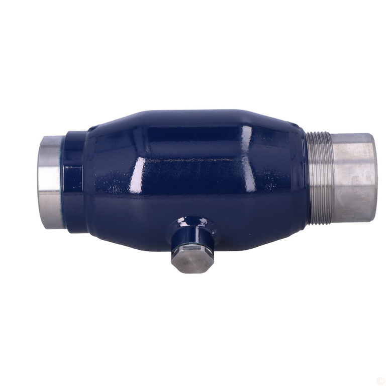 VEXVE warmtapkogelkraan DN65 PN25 gelast met volle doorlaat