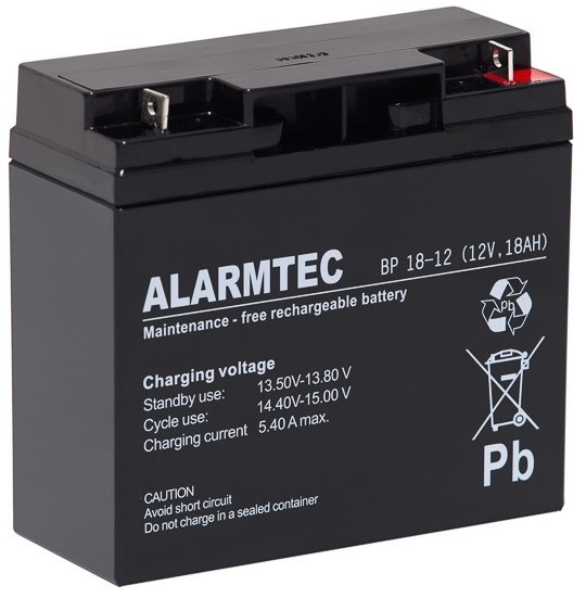 Batterie AGM ALARMTEC BP Serie 12V 18Ah