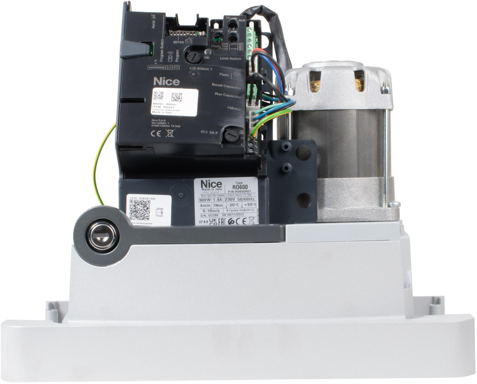 Set Nice ROBO 600 pentru porți glisante fără fotocelule