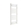 Bathroom radiator ONNLINE PB 120X050 511W straight, connect.bottom, spacing= 455mm, white RAL9016