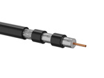 Outdoor gel-filled trishield RG6 75 ohm coaxial cable, 1.02/4.55/6.86 PE Fca 500m RGTec