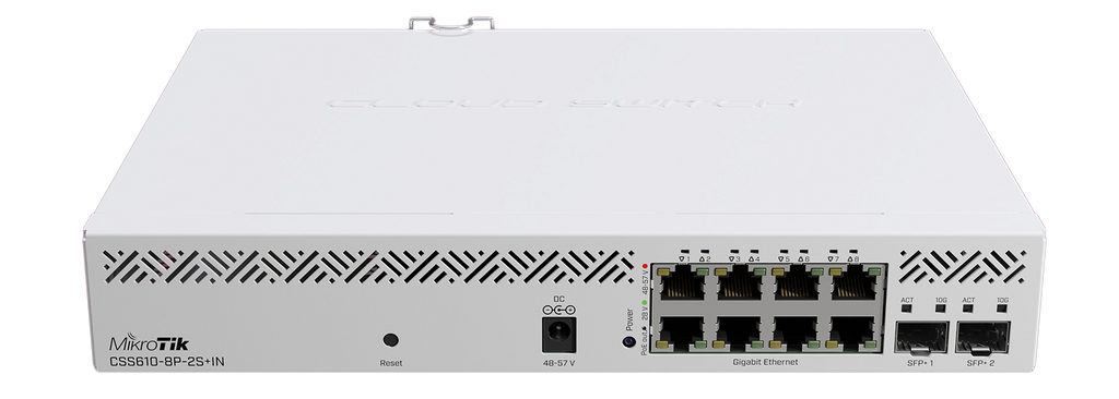 MIKROTIK ROUTERBOARD CSS610-8P-2S+IN