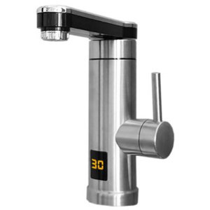 Ares electric flow faucet for heating c.w.u. 3kW, INOX