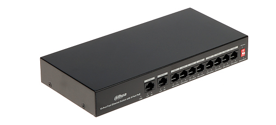 Dahua PFS3010-8ET-65 10/100/1000Mbps 8-port switch with PoE