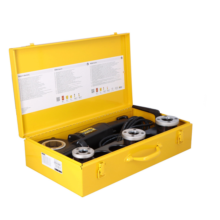 Mașină electrică de filetat REMS Amigo E Set R pentru țevi 1/2 3/4 1 inch