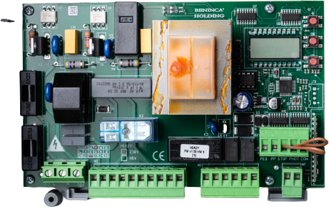 Vezérlőpanel Beninca Heady házzal - 230 V, LCD, 433.92 MHz