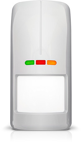 SATEL DETECTOR DE MOVIMIENTO EXTERIOR OPAL PLUS GY CON SENSOR CREPUSCULAR AJUSTE DE SENSIBILIDAD SIN MANETA GRIS