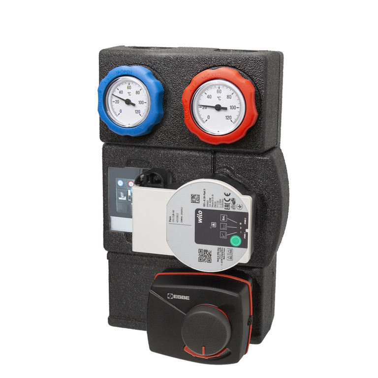 Gruppo pompa GRA311 con valvola miscelatrice e attuatore ESBE ARA661 VRG438 DN20 con pompa Wilo PARA STG 15/8