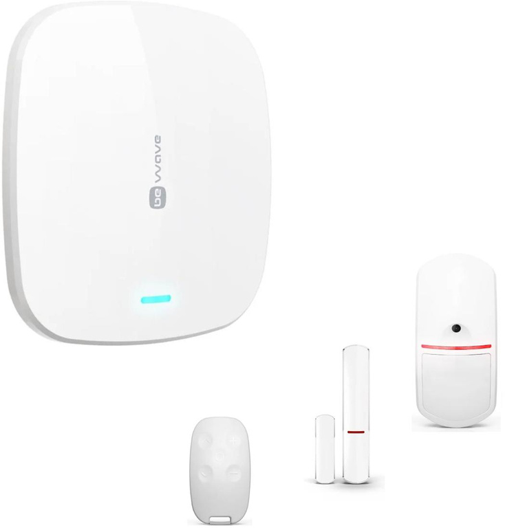 SATEL BE WAVE KIT 2 Smart HUB PLUS, motion detector+cam, universal detector, remote control