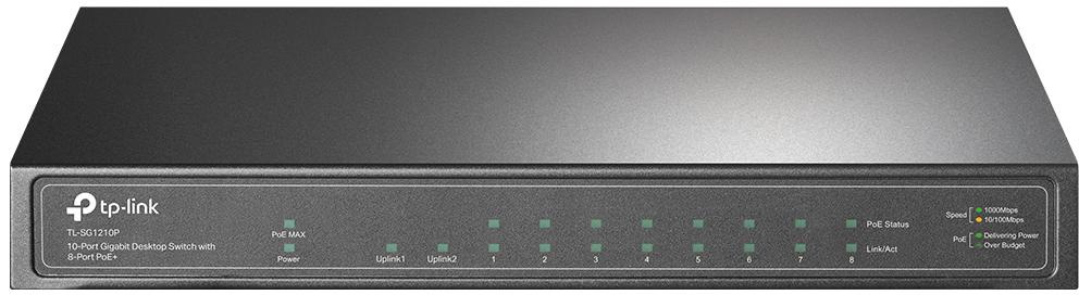 SWITCH TP-LINK TL-SG1210P PoE+