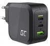 Green Cell POWERGAN 65W 2xUSB-C 1xUSB-A CHARGC08 mains charger