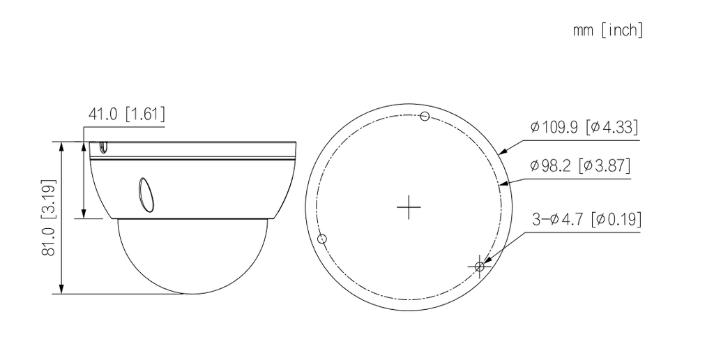 CAMÉRA IP DAHUA IPC-HDBW2841E-S-0280B