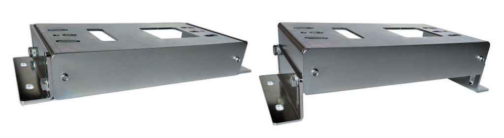 Base de montaje 6,5-10,5cm OCYNK RAL7016 para operadores DEA LIVI, SOMFY ELIXO, BFT DEIMOS, ROGER M30