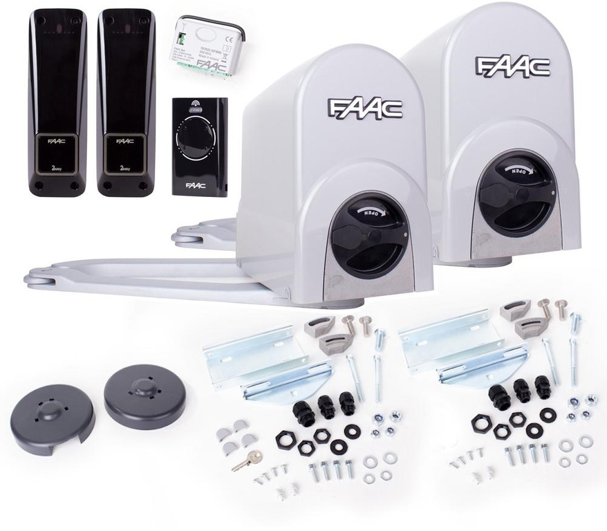 ENERGY 24 V startkit - 1045753 FAAC 391 24V voor 5m dubbele vleugelhekken