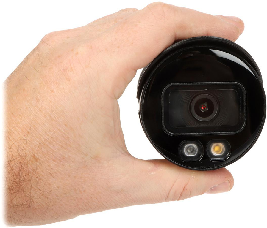 Telecamera IP Dahua IPC-HFW2449S-S-IL-0280B in nero