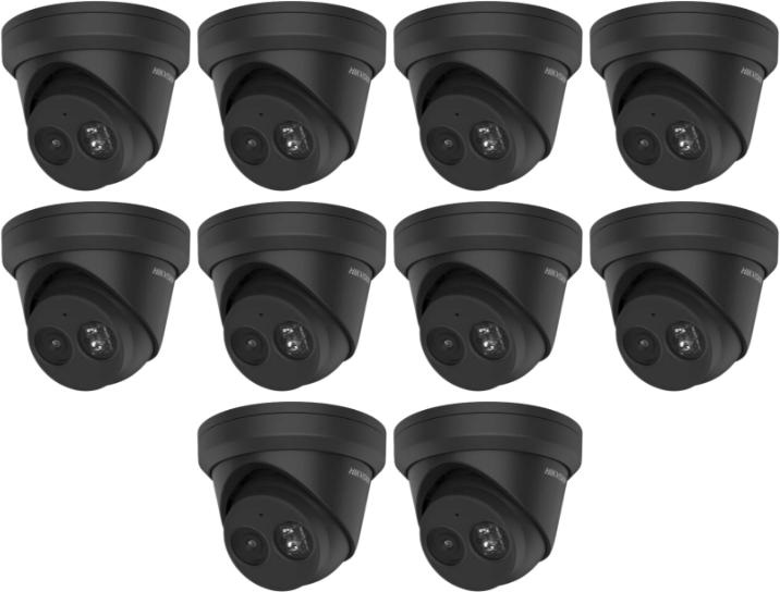 HIKVISION IP CAMERA DS-2CD2343G2-IU (2.8mm) (BLACK) Bulk pack of 10pcs. + Gratis