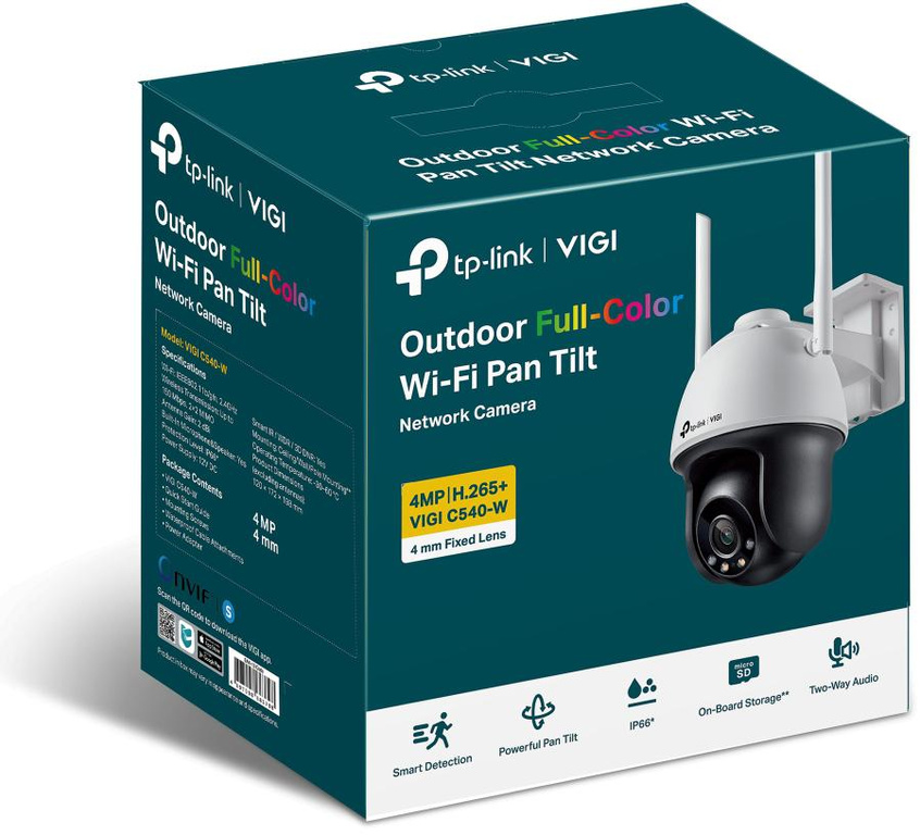 TP-Link Vigi C540-W WiFi camera met 4mm brandpuntsafstand