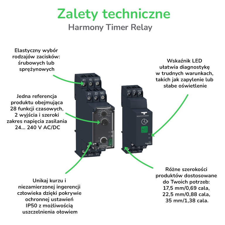 Zeitrelais 24240V AC, 1 OC