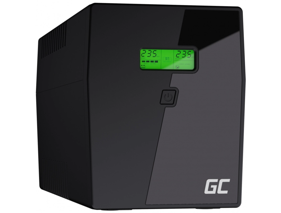 Cellule verte MICROSINE 1000VA 700W ONDULEUR D'URGENCE AVEC AFFICHAGE LCD UPS08