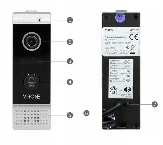 Virone VDP-63 VIFAR Wi- Fi video intercom