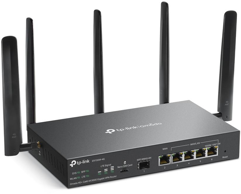 TP-LINK 4G LTE Cat6 ROUTER Omada AX3000 (ER706W-4G)