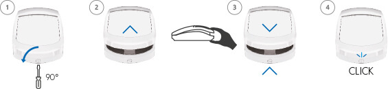 SATEL Detector de mișcare PIR+MW Slim-Dual