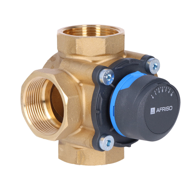 aRV 486 ProClick 4-way rotary mixing valve DN40, Rp1 1/2 inch, Kvs 25