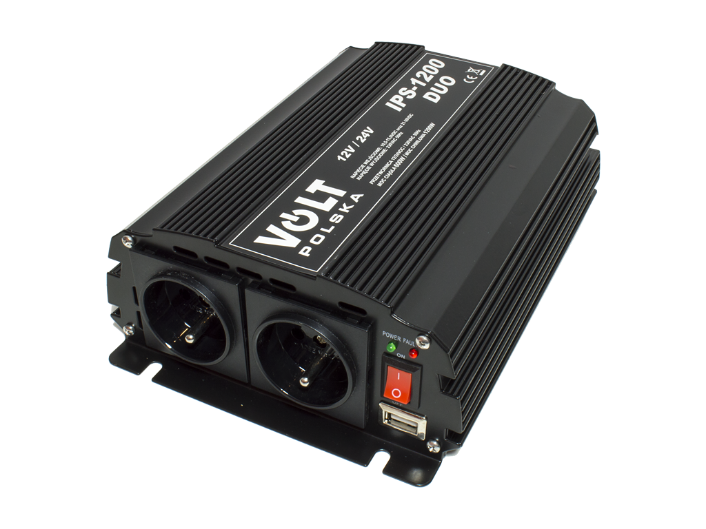 WECHSELRICHTER VOLT POLEN IPS-1200 DUO 12V 24V/230V 600X1200W