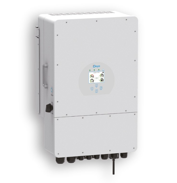 Deye SUN-6K-SG04LP3-EU Hybrid Inverter, 3-phase, 6kW, 2MPPT, Supports 48V Batteries