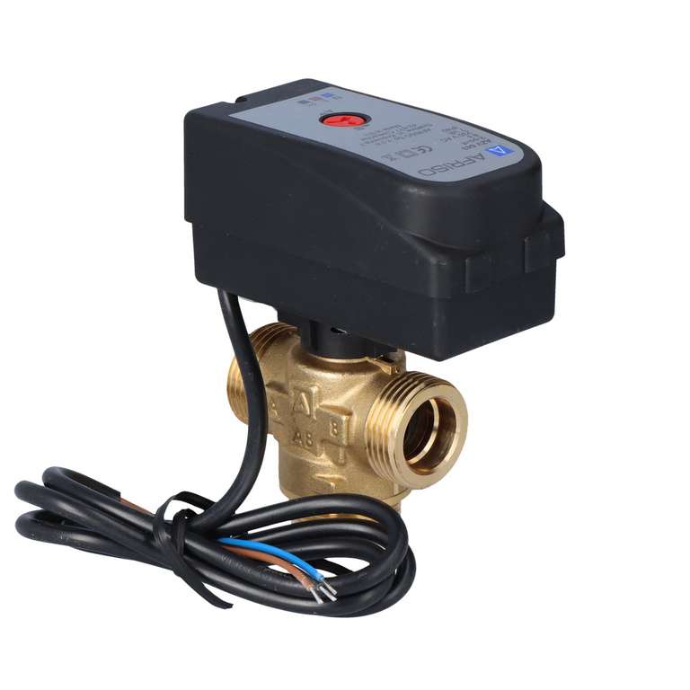 Supapă zonală cu 3 căi AZV 643 DN20, Kvs=8, filet exterior G 1 inch