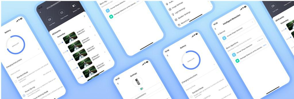 Portar video cu baterie Ezviz EP3X 3MP 2MP