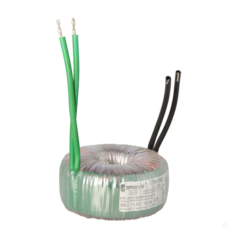 TTH 150 trasformatore toroidale 230V 11,5V per illuminazione alogena 150W
