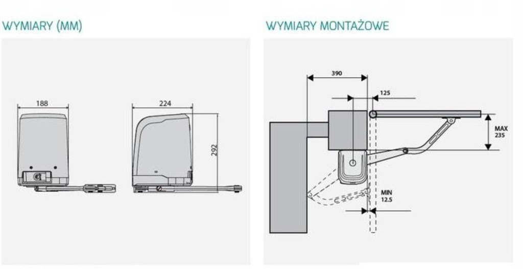 BFT VIRGO SMART BT A 20 KIT - Set für Schwingtore