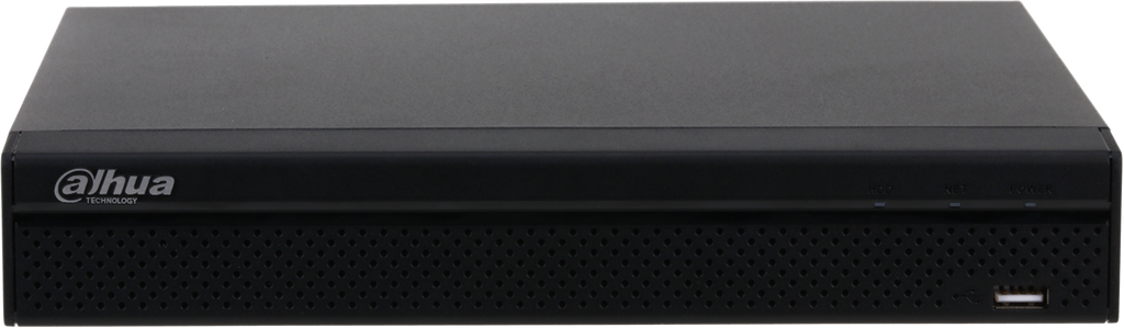 NVR PoE Dahua DHI-NVR4104HS-P-4KS3 compact 1U AI 4 canaux IP 12 MP 1HDD