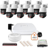 Dahua IP Überwachungskit 8x 4MP PTZ Kamera mit 1TB Laufwerk - Komplettes Sicherheitssystem