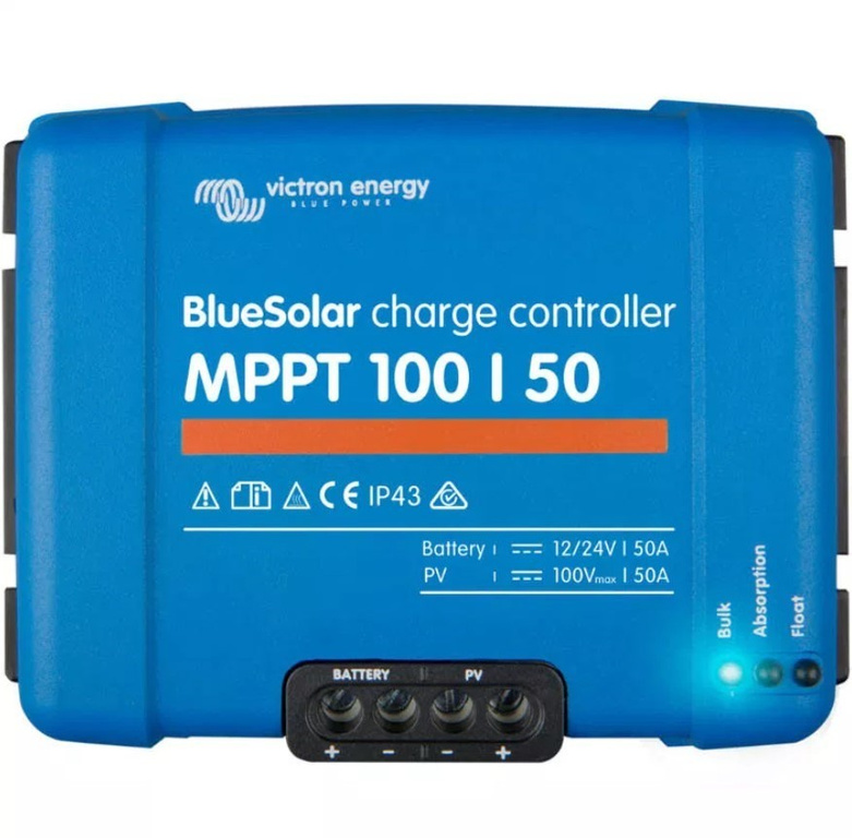 Régulateur de charge solaire Victron Energy Blue Solar MPPT 100V/50A