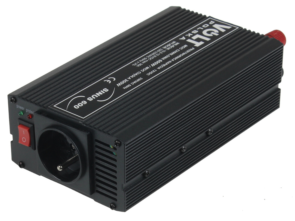 INVERTOR VOLT POLSKA SINUS 600 12V / 230V 300/600W